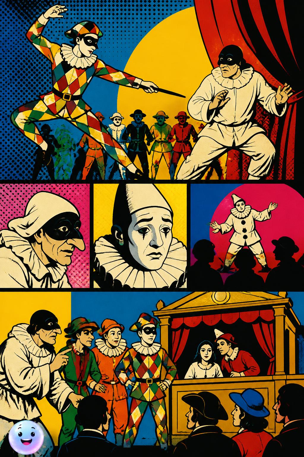La commedia dell'arte et ses improvisations