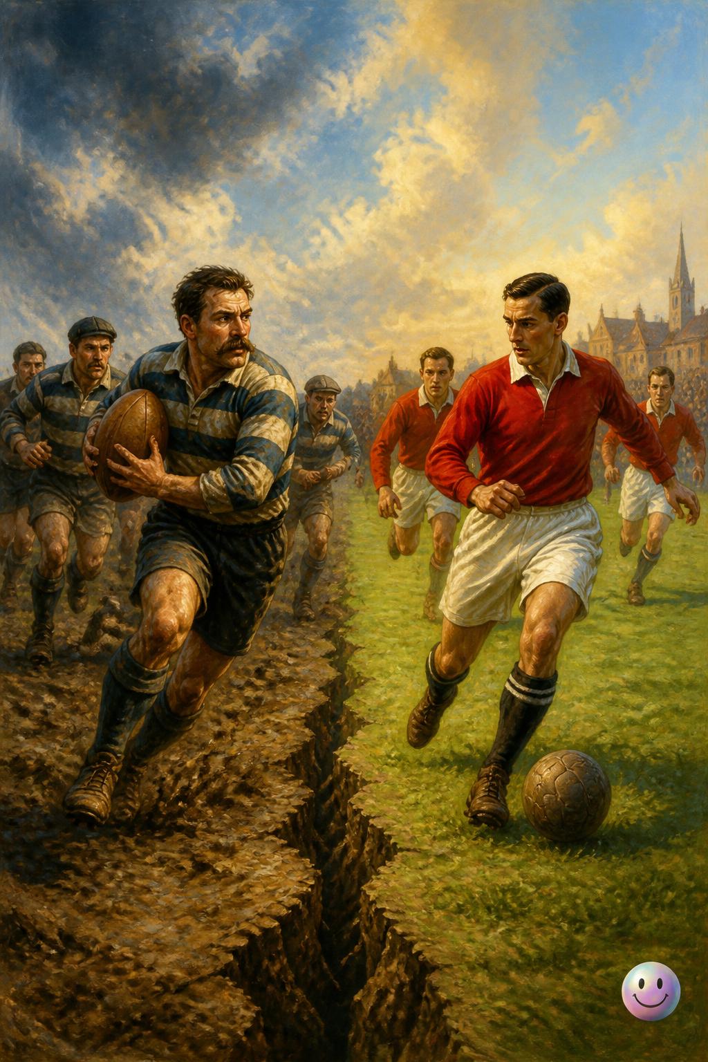 The great split between rugby and association football
