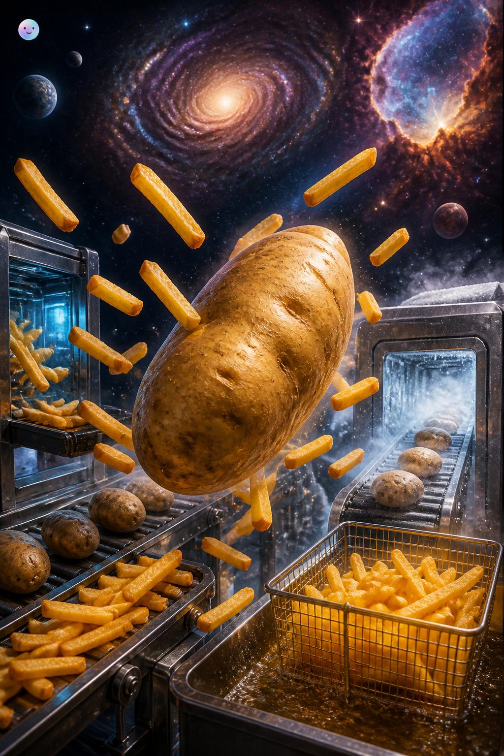 Las papas fritas industriales
