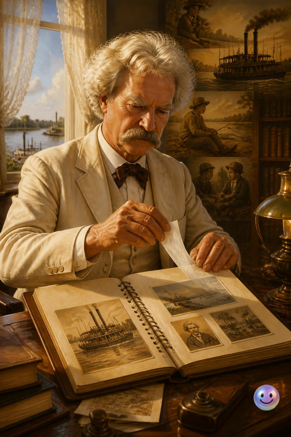 The self-pasting scrapbook