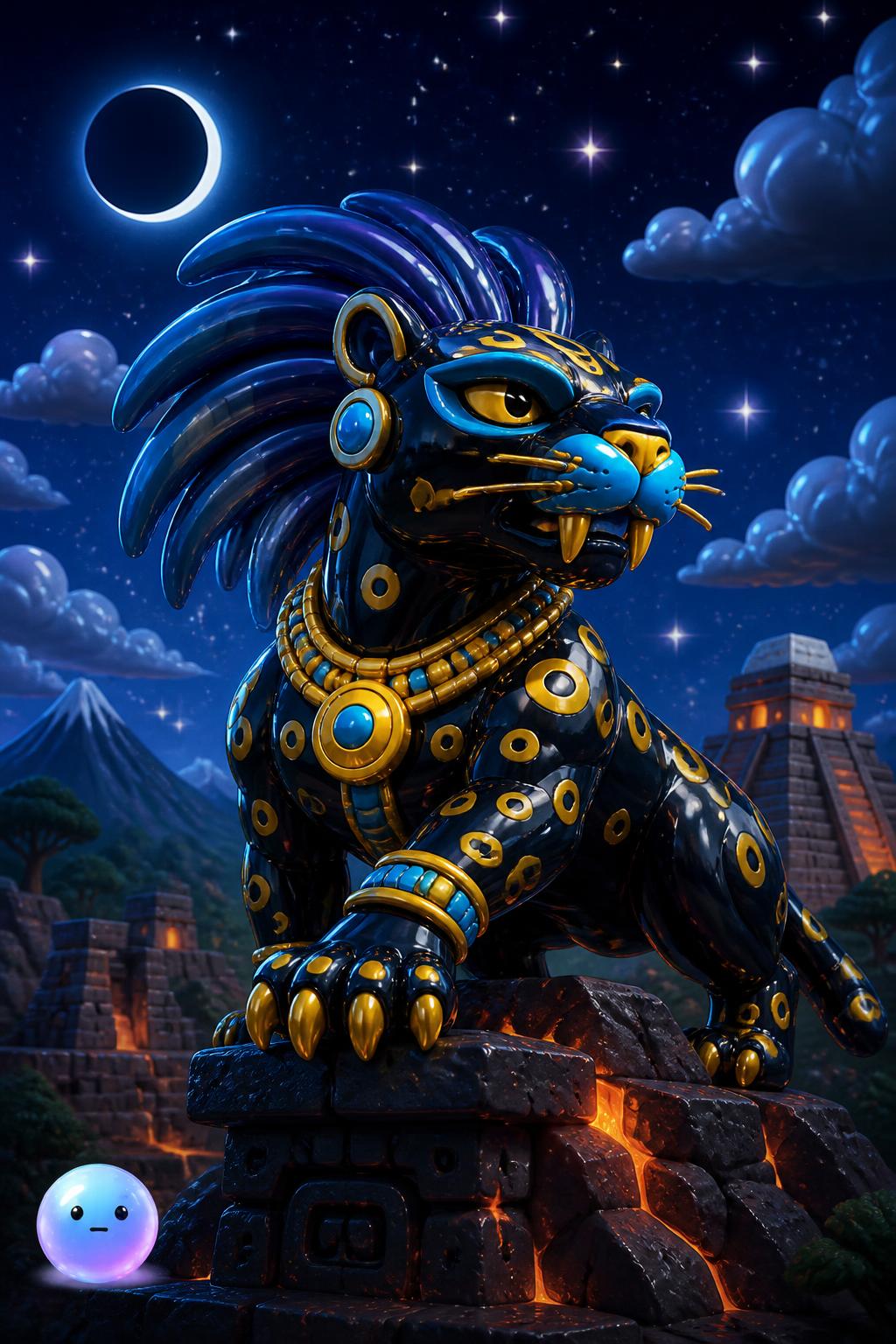 Tezcatlipoca's jaguar form