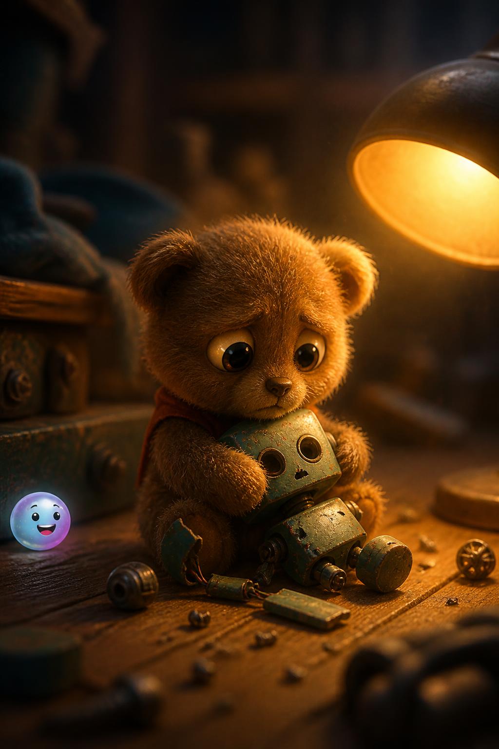 Building mid-video tension with broken toys