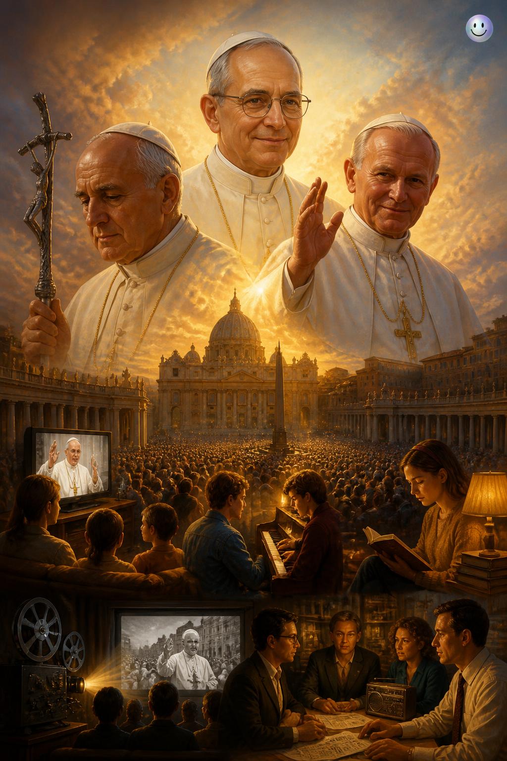 The extraordinary year of three popes
