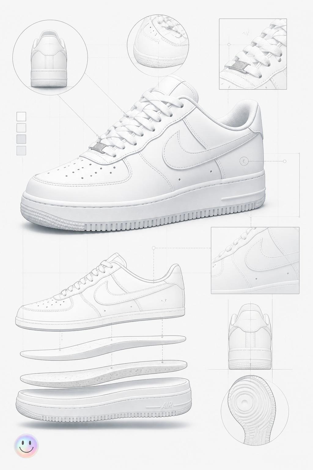The pristine white-on-white