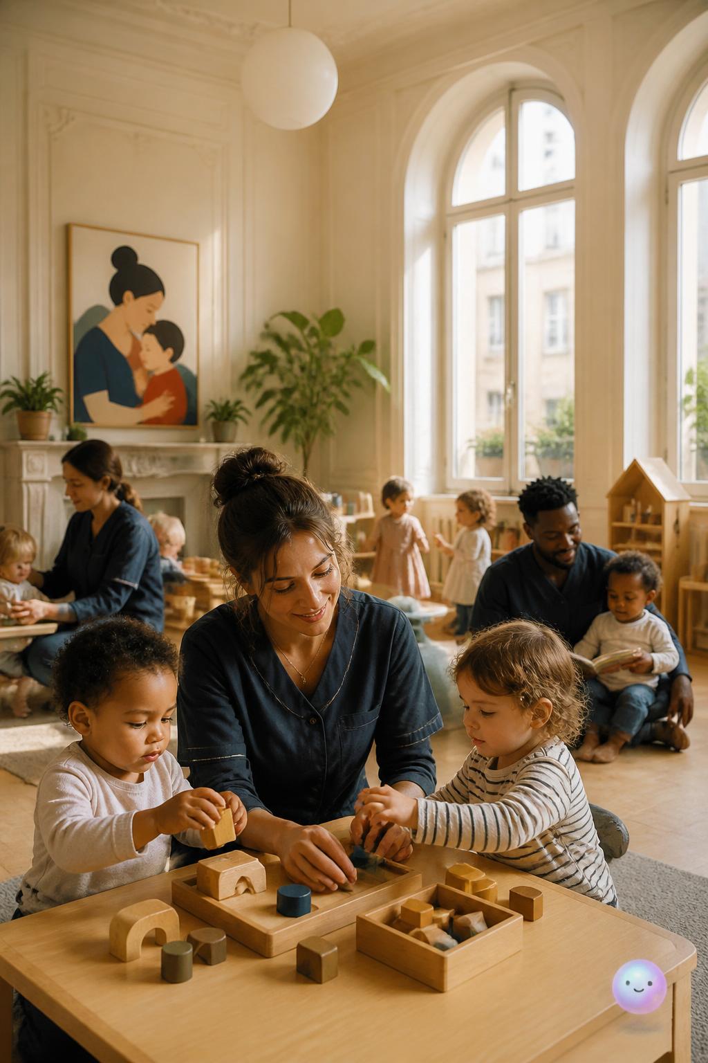 The highly subsidized French crèche model