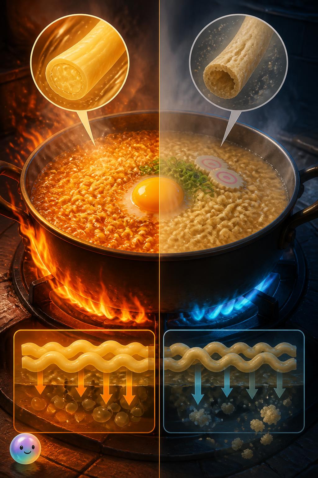 강한 불이 맛을 살리는 이유
