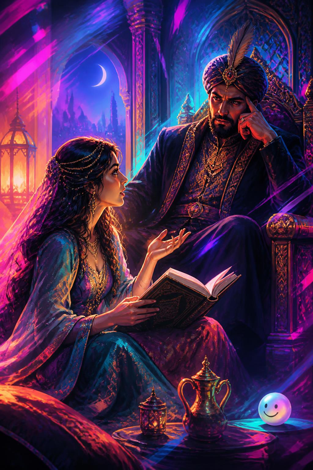 Scheherazade and her murderous husband