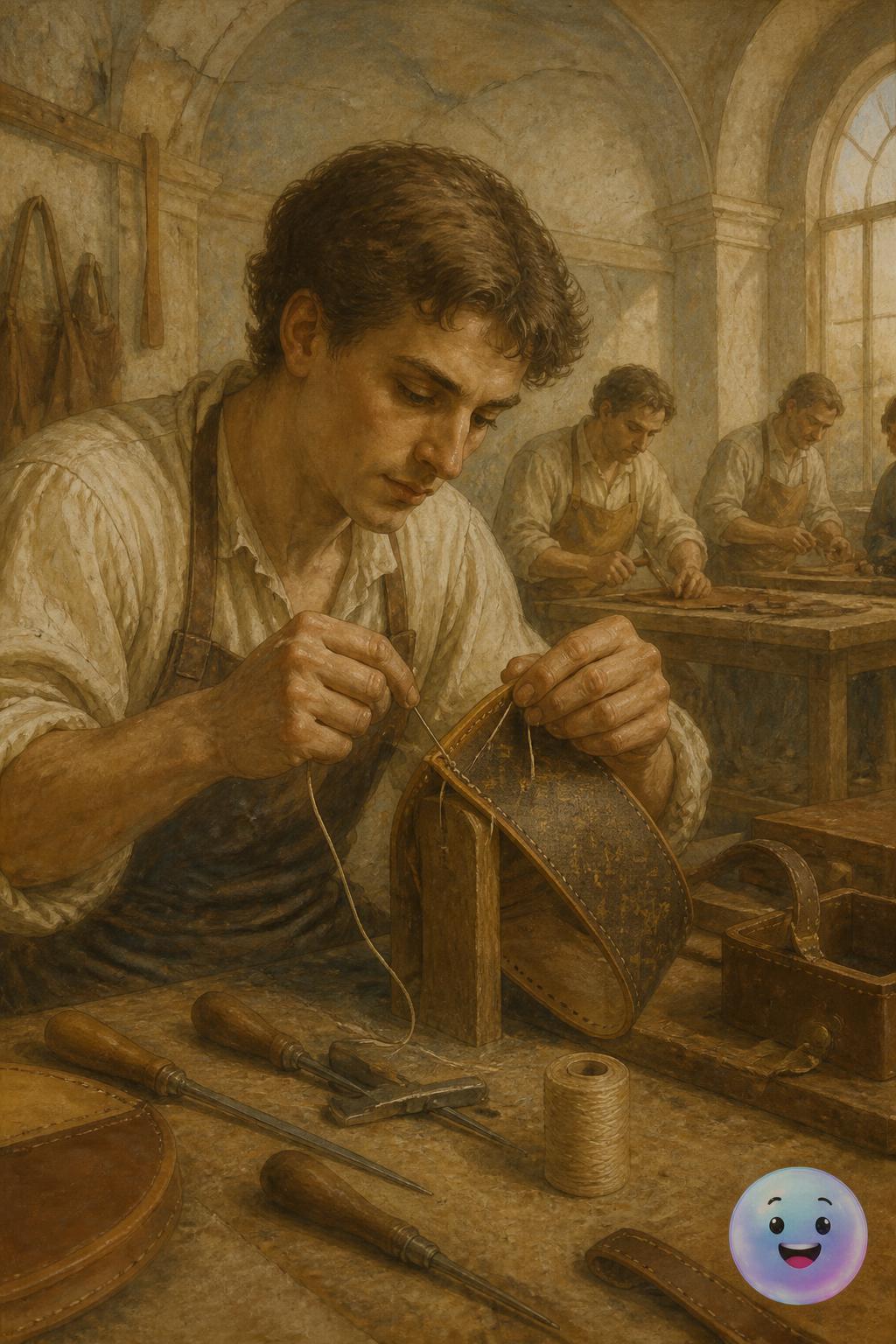 The ancient art of saddle stitching