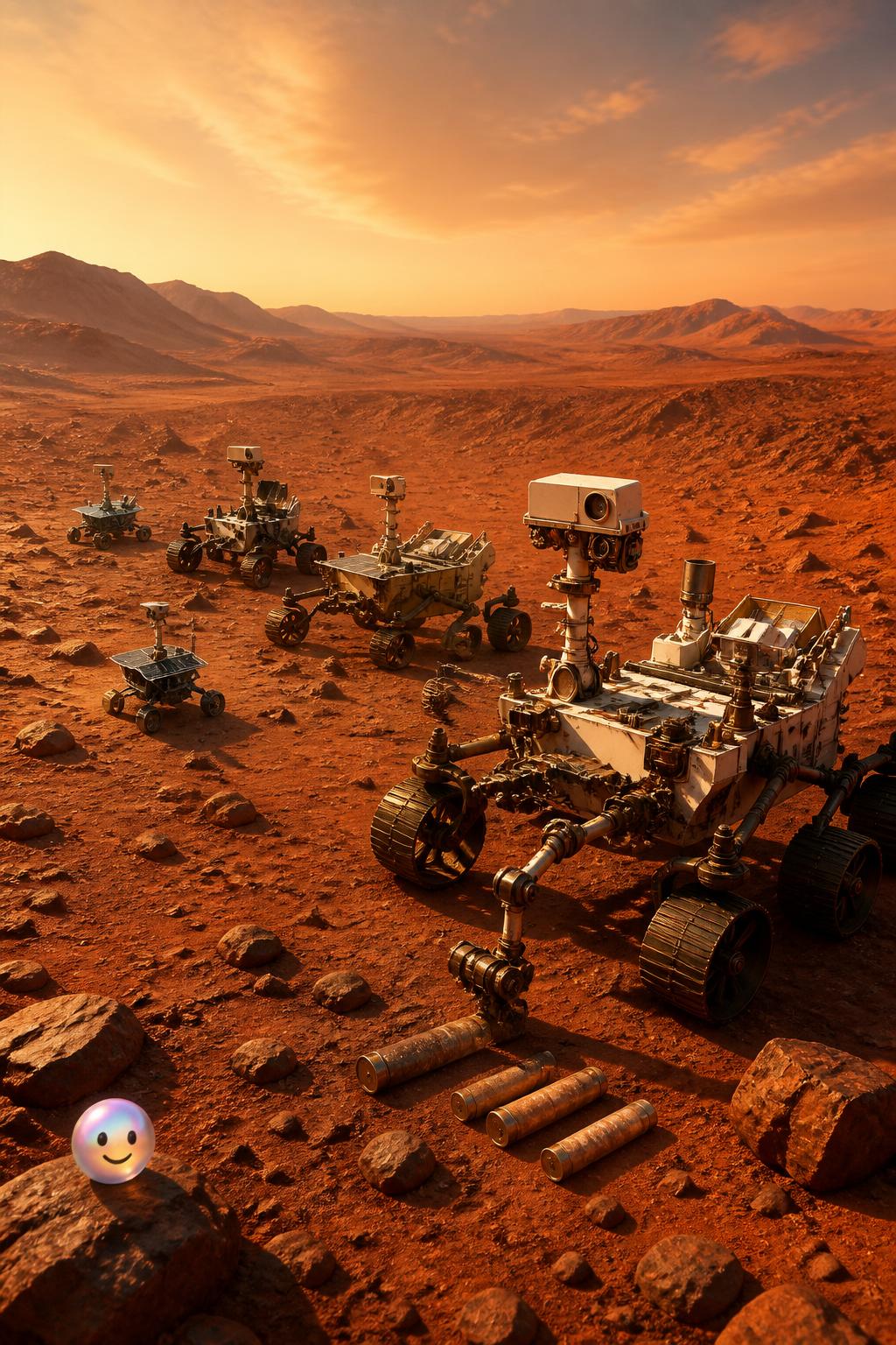 Roving across the red planet
