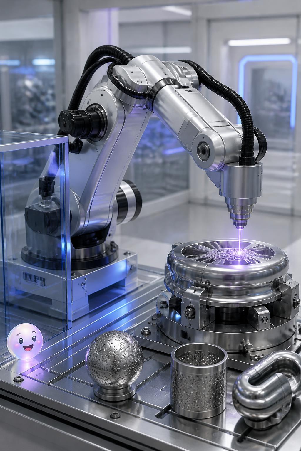 The robot arm's steady dance