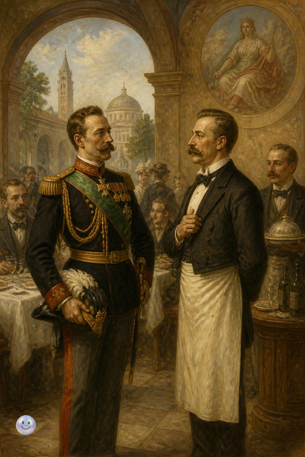 King Umberto I meets his double