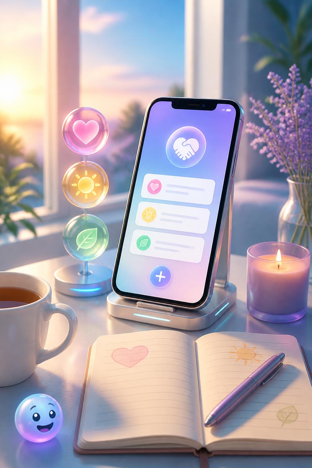 Digital gratitude journaling