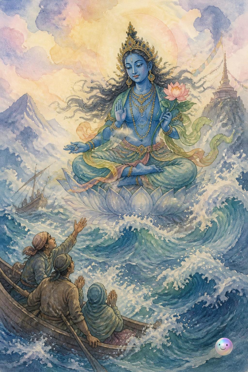 Tara and the crossing of chaotic waters