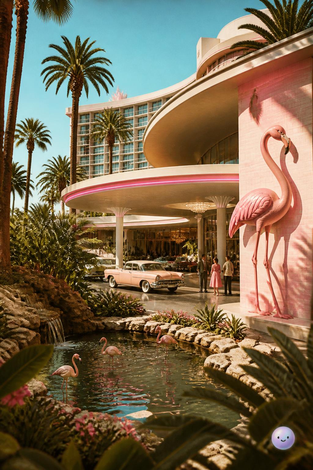 Glamour, glass, and mob money at the Flamingo