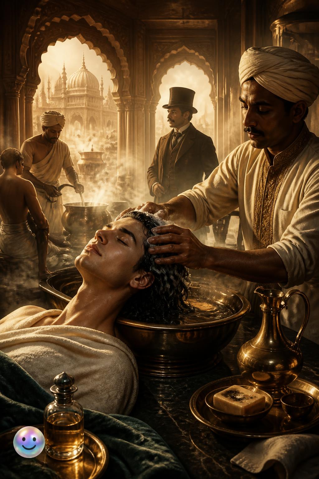 The massaging roots of shampoo