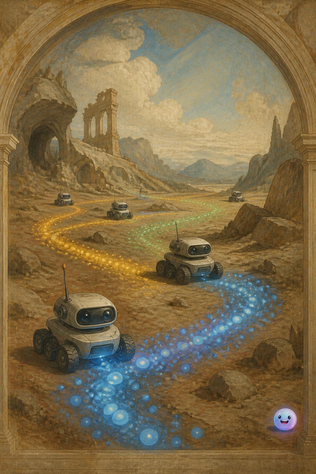Digital breadcrumbs that fade away