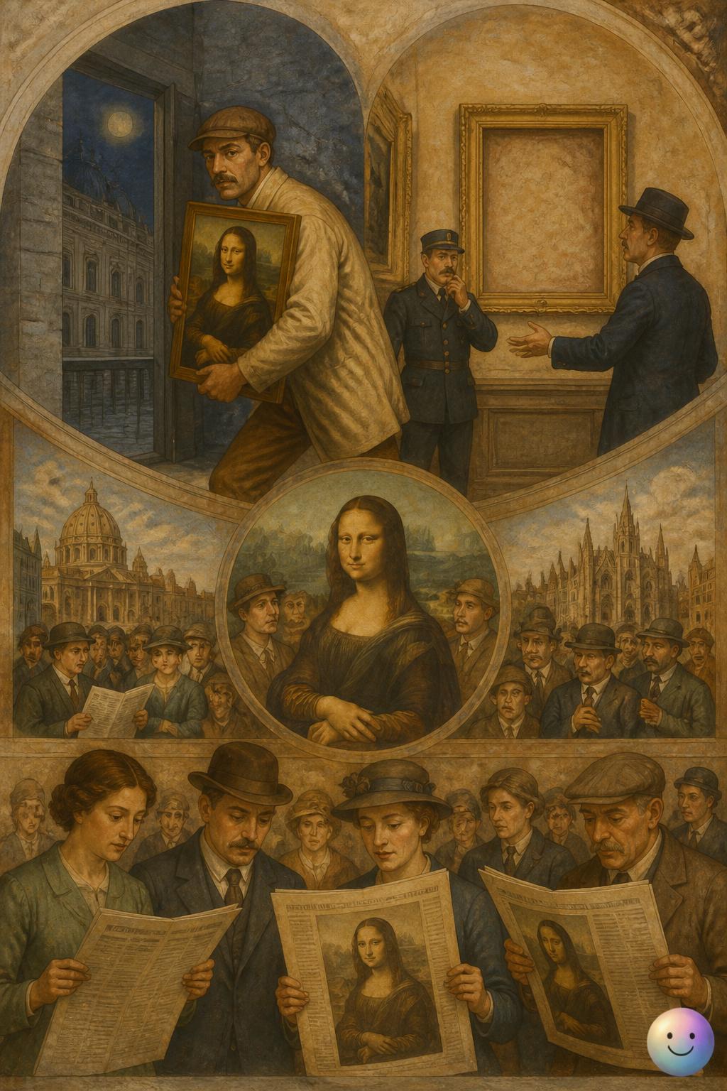 The theft that made Mona Lisa famous