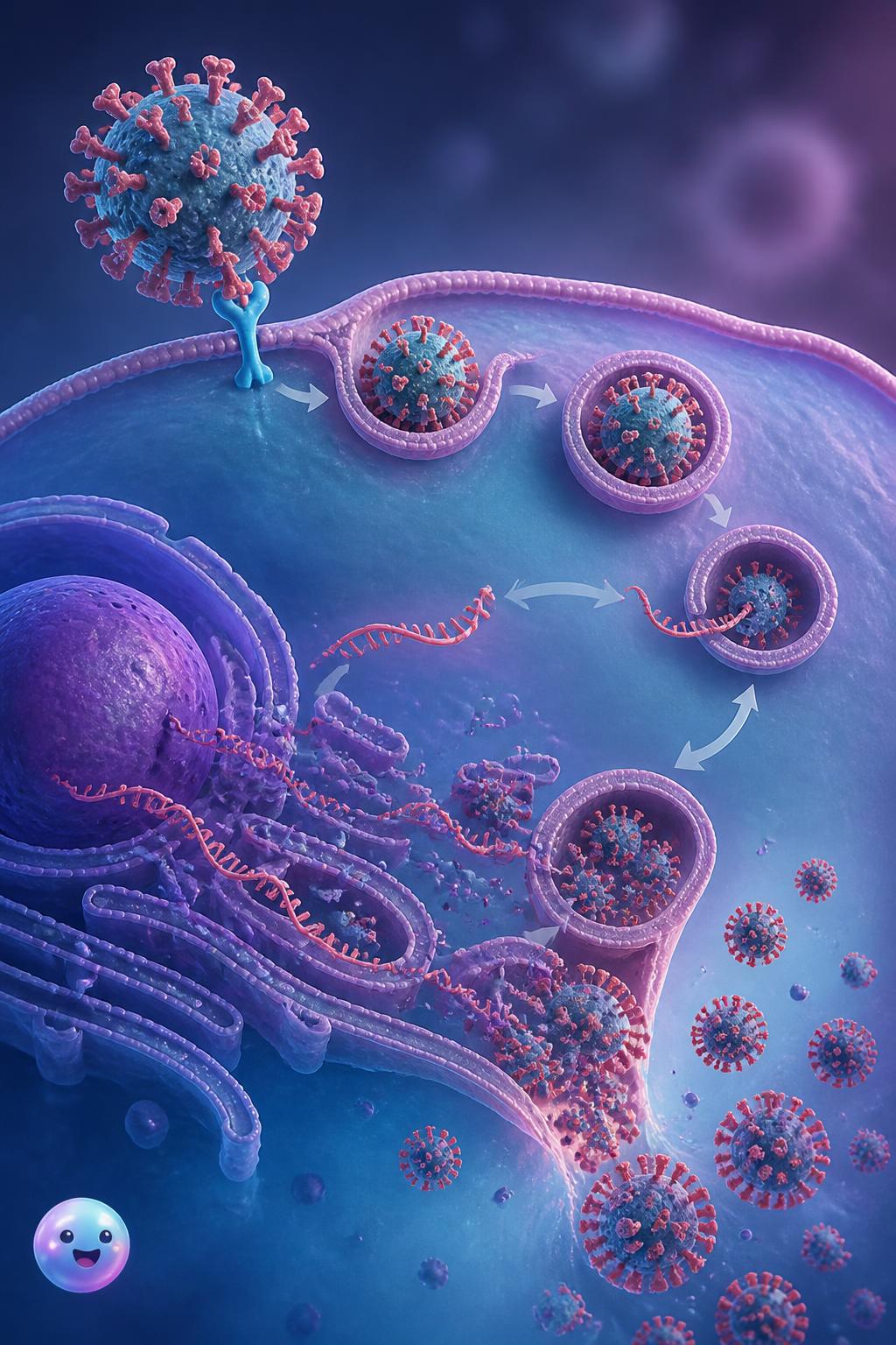 Wie das Coronavirus unsere Zellen kapert