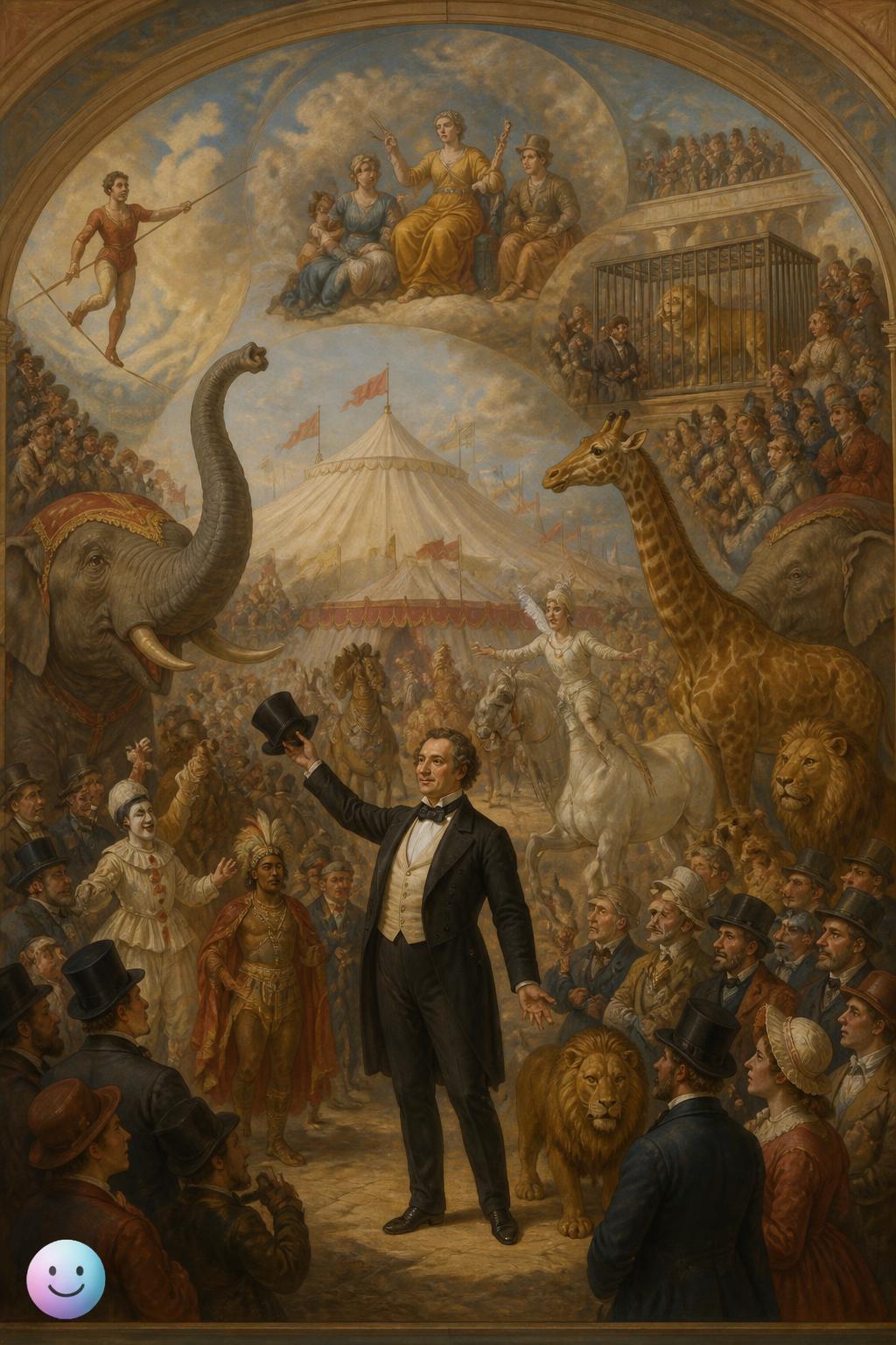 P.T. Barnum's grand traveling museum