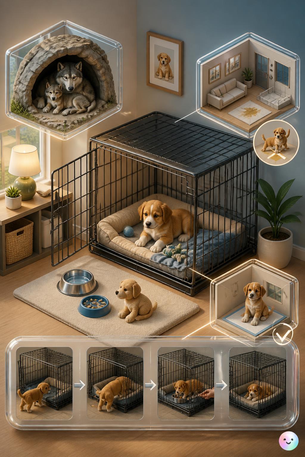 Crate training to build a safe haven