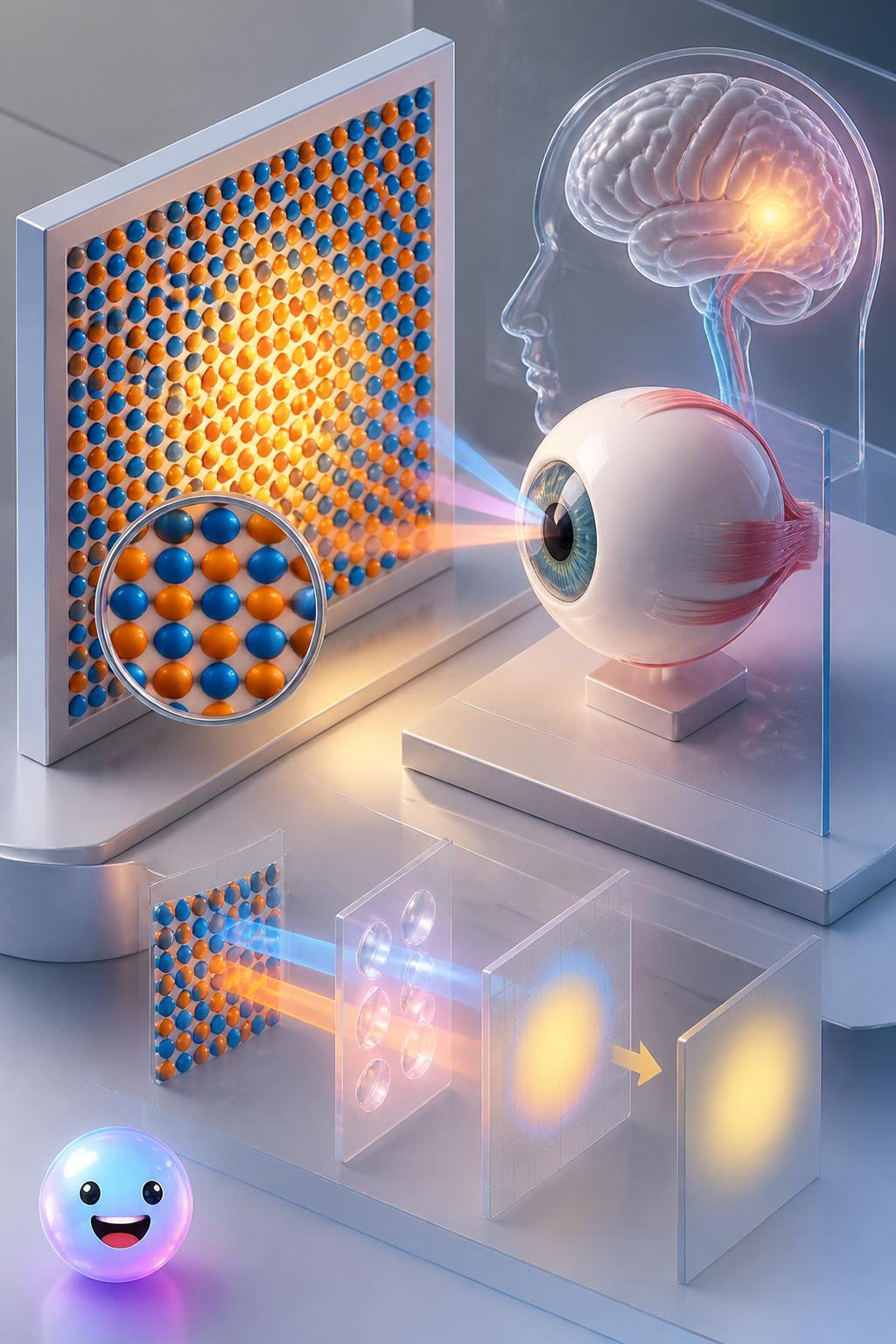 How optical mixing tricks your brain