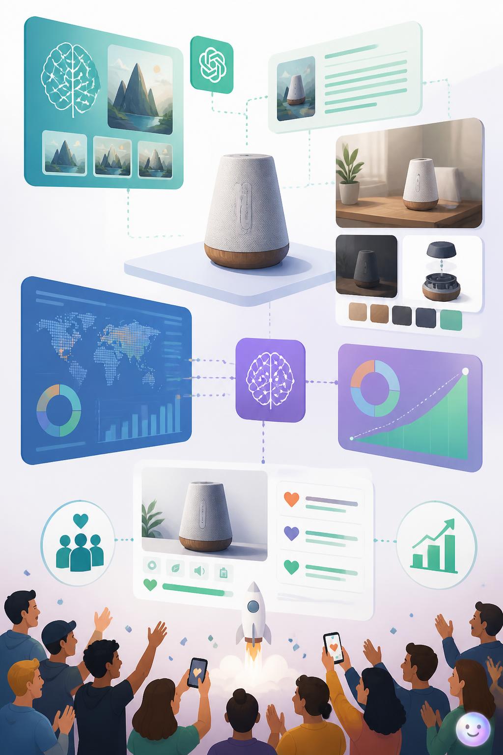 Designing campaigns with AI assistance