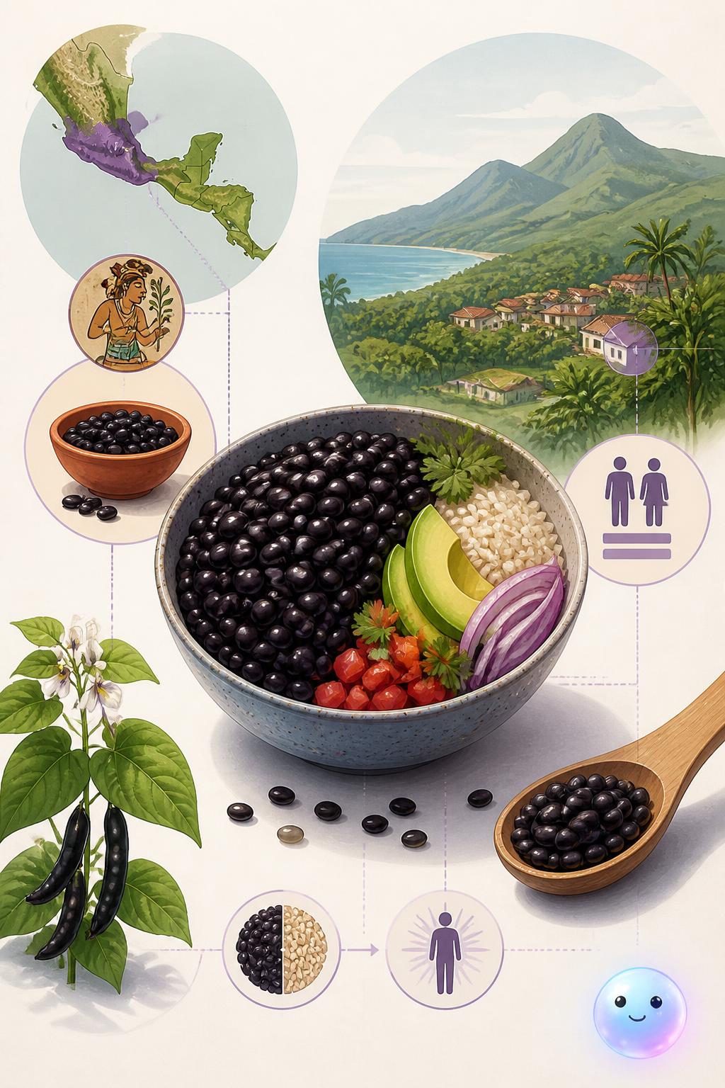 Black beans, the Mesoamerican staple of longevity