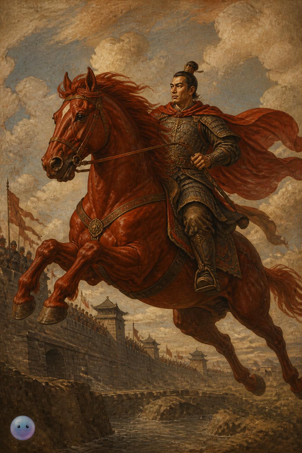 The scarlet stallion of China's Three Kingdoms