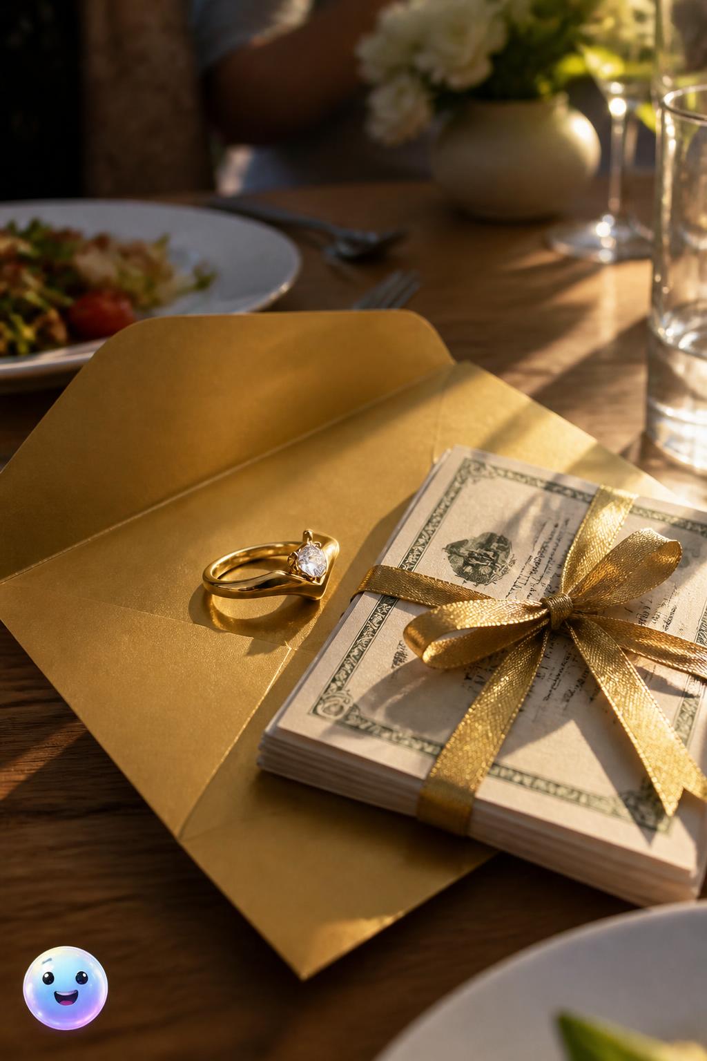 The golden envelope surprise