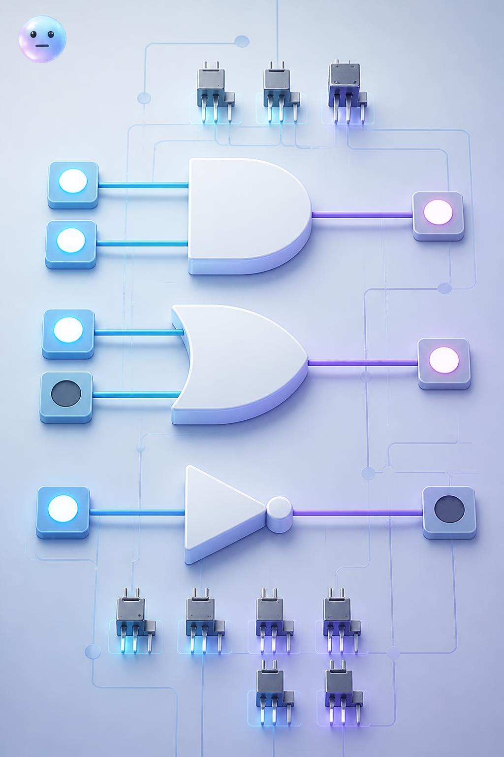 Logic gates as decision makers