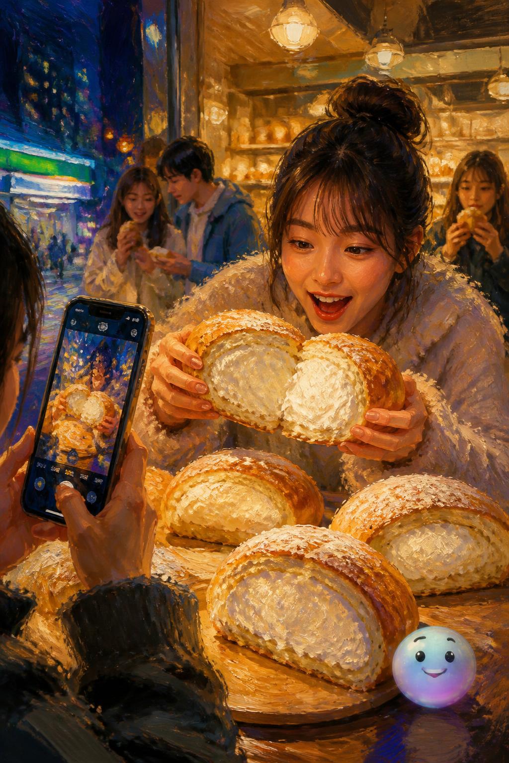디저트 전문점을 위협하는 생크림빵
