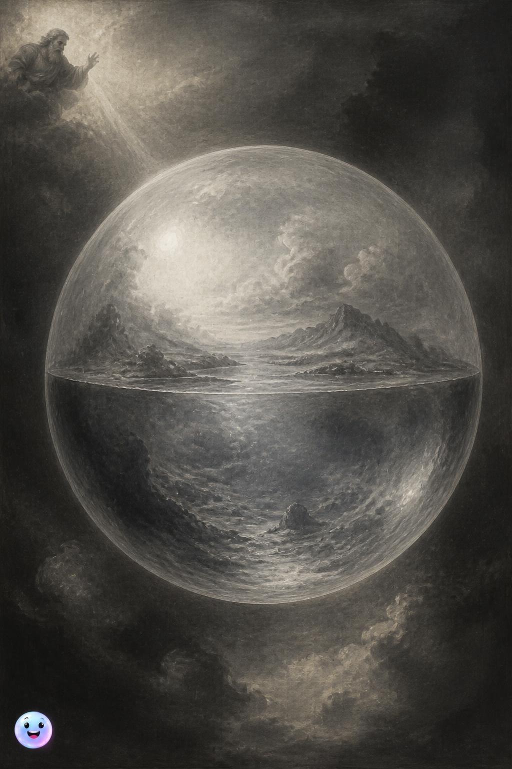 La création du monde en grisaille