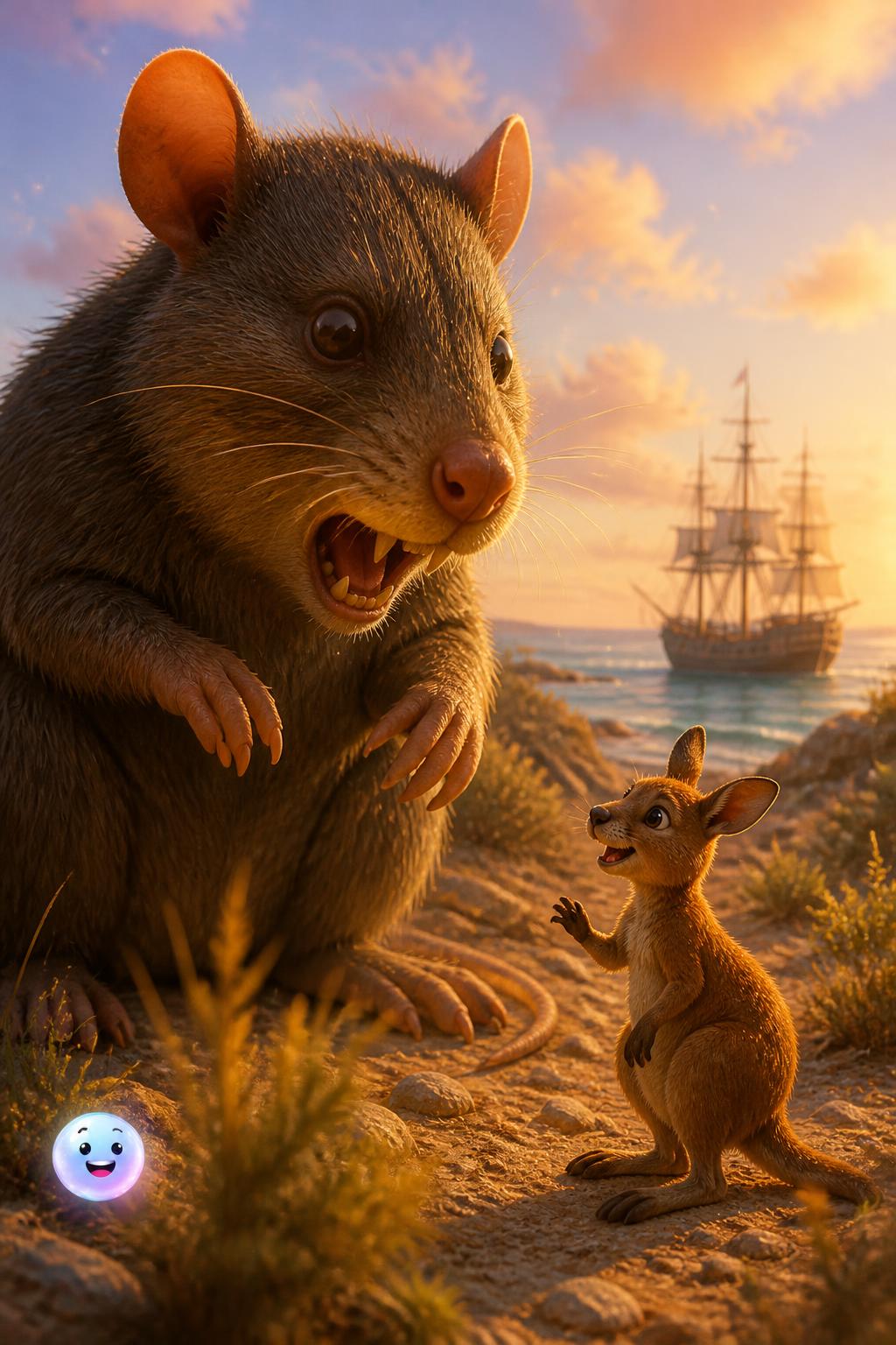 A giant rat or a tiny kangaroo