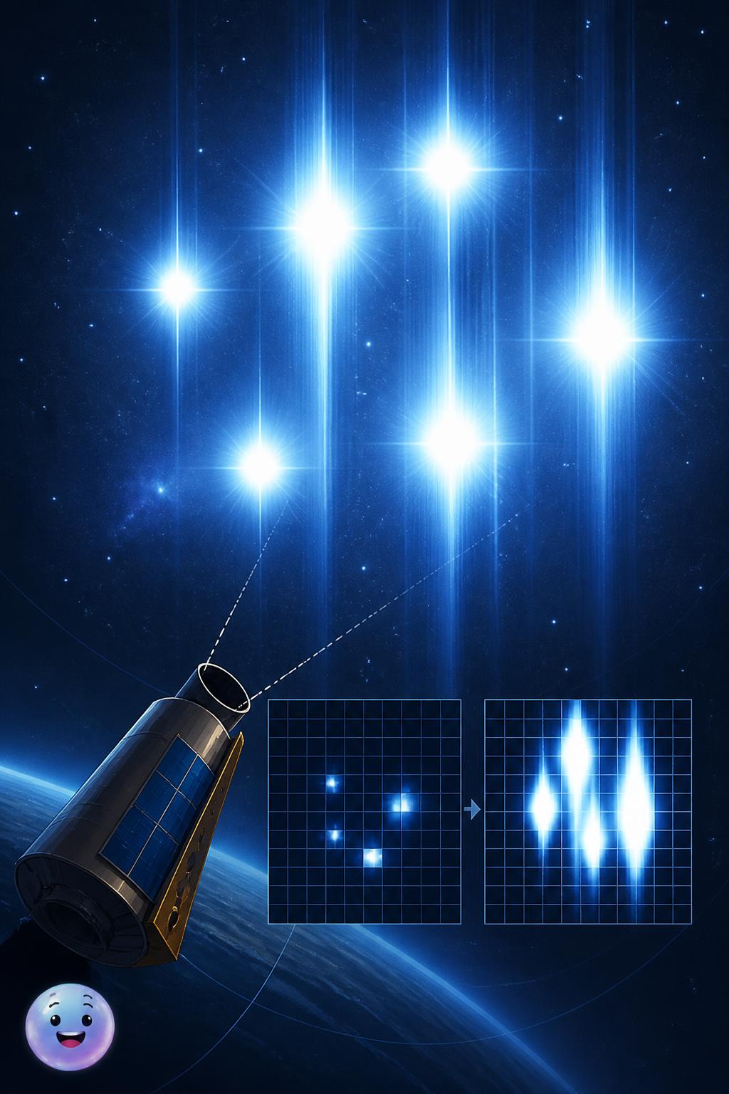 Blinded by the bright blue giants