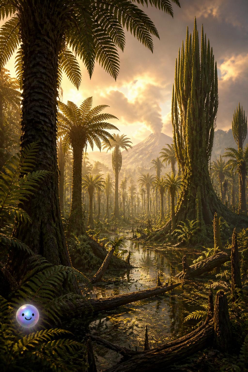The giant swamp forests of the Carboniferous