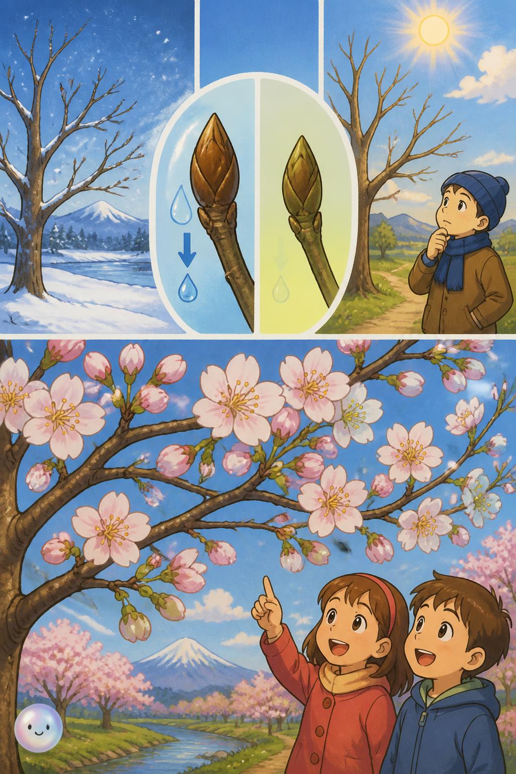 凍るのを防ぐ冬の眠り