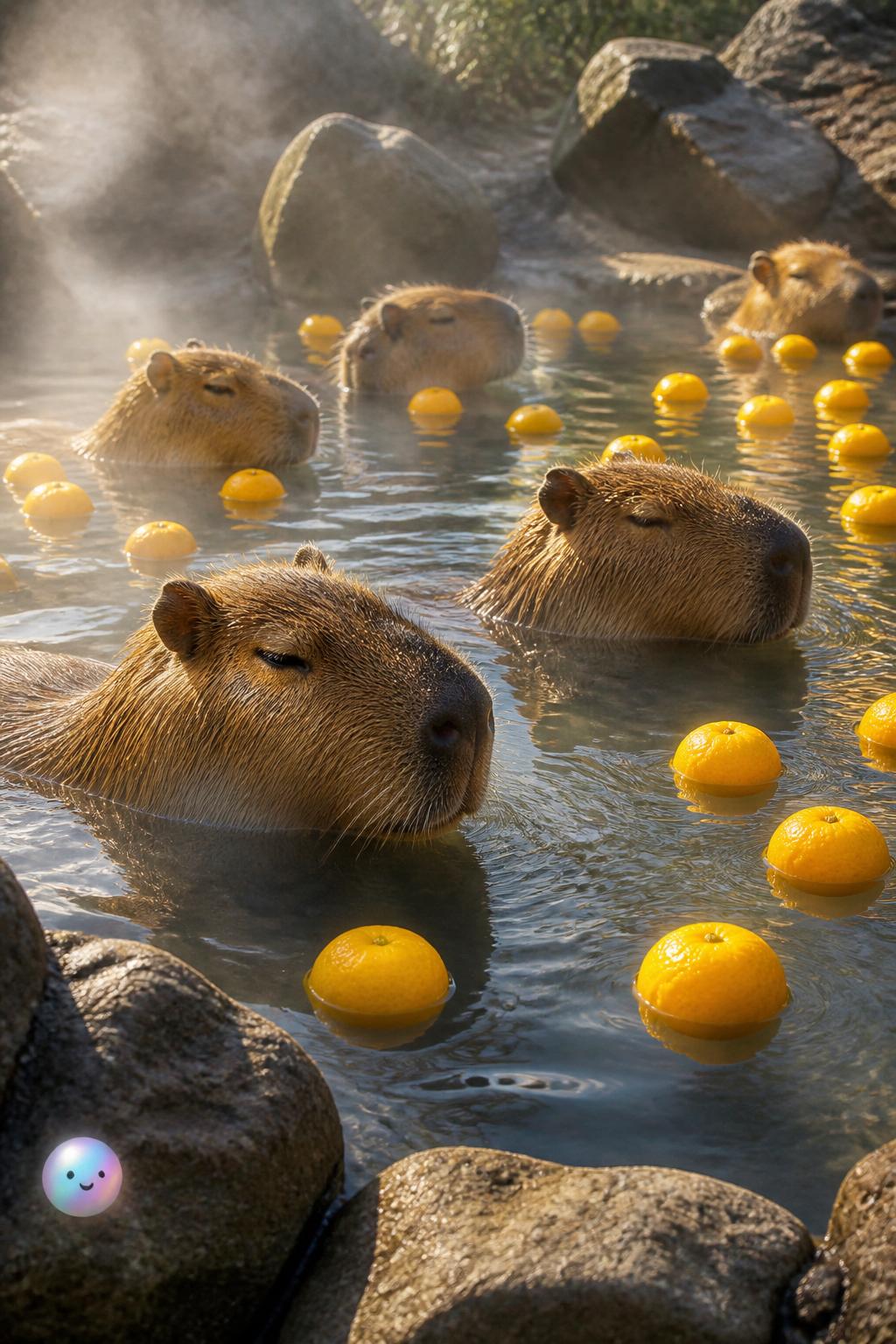 Japan's luxurious hot spring capybaras