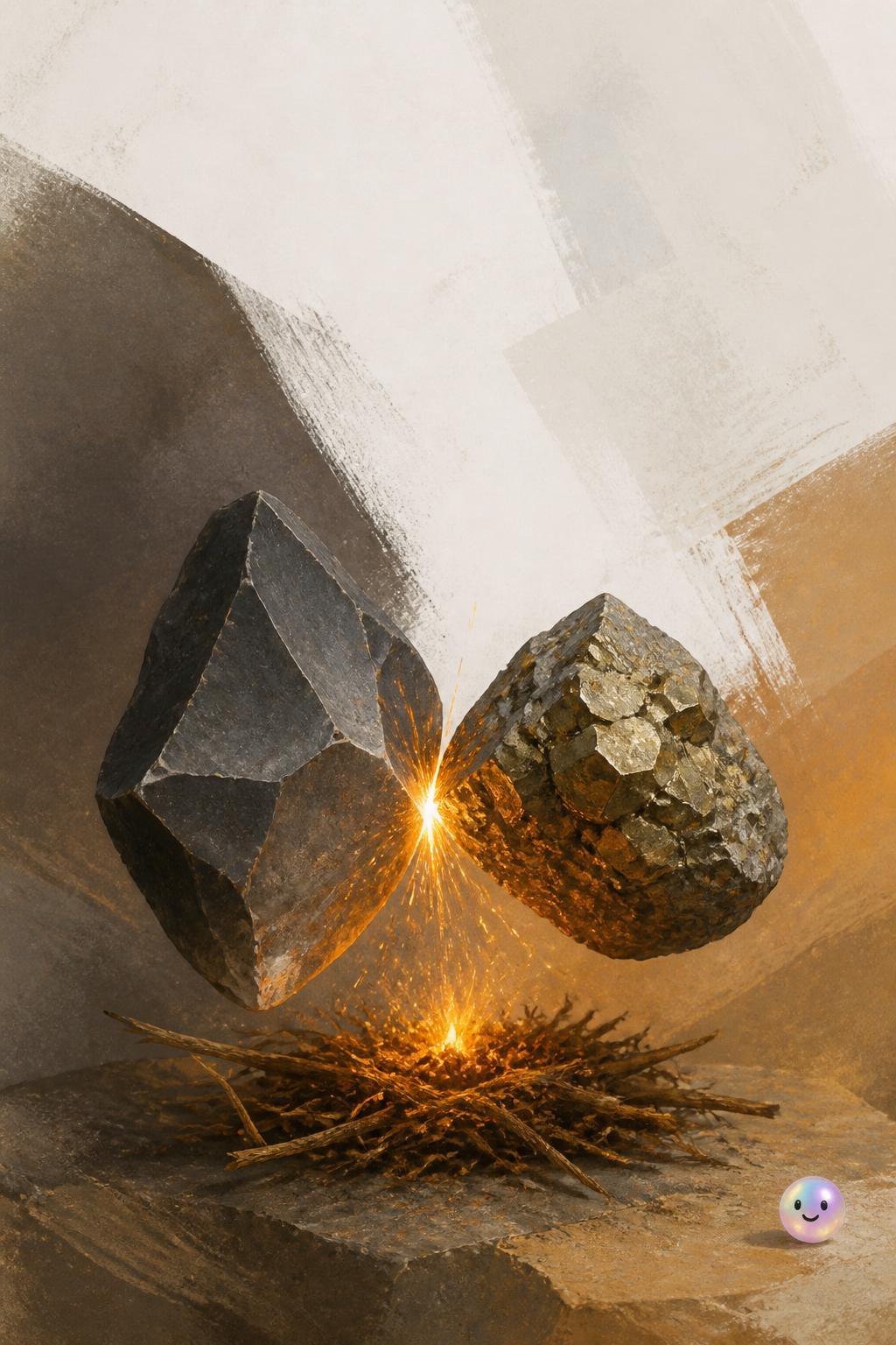 El choque de piedras mágicas