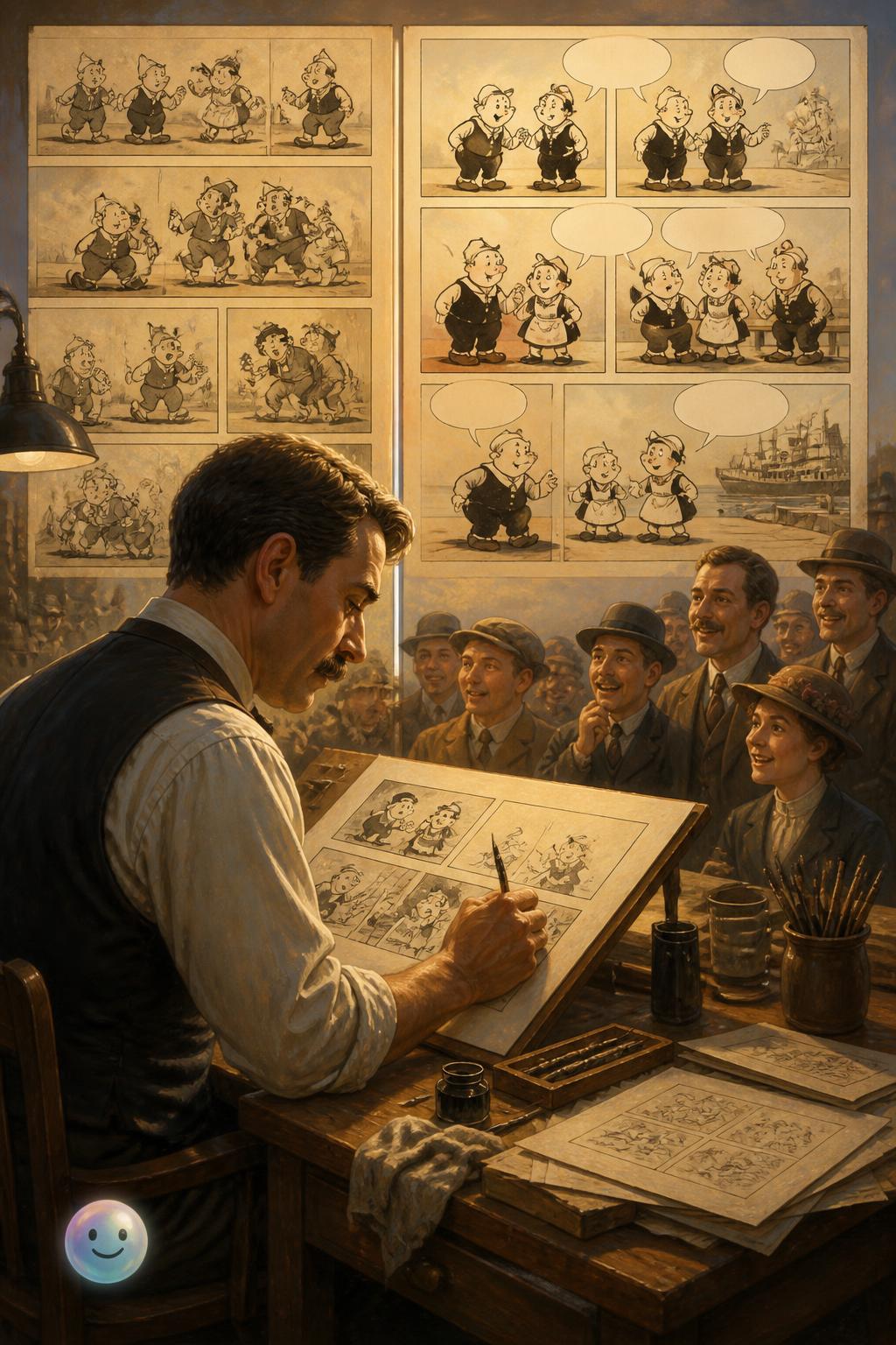 The invention of the speech balloon