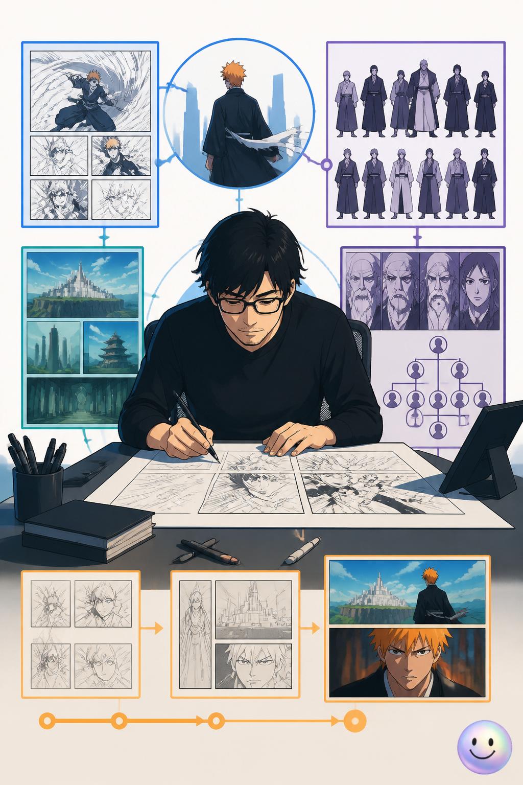 Tite Kubo's hands-on role in the new anime