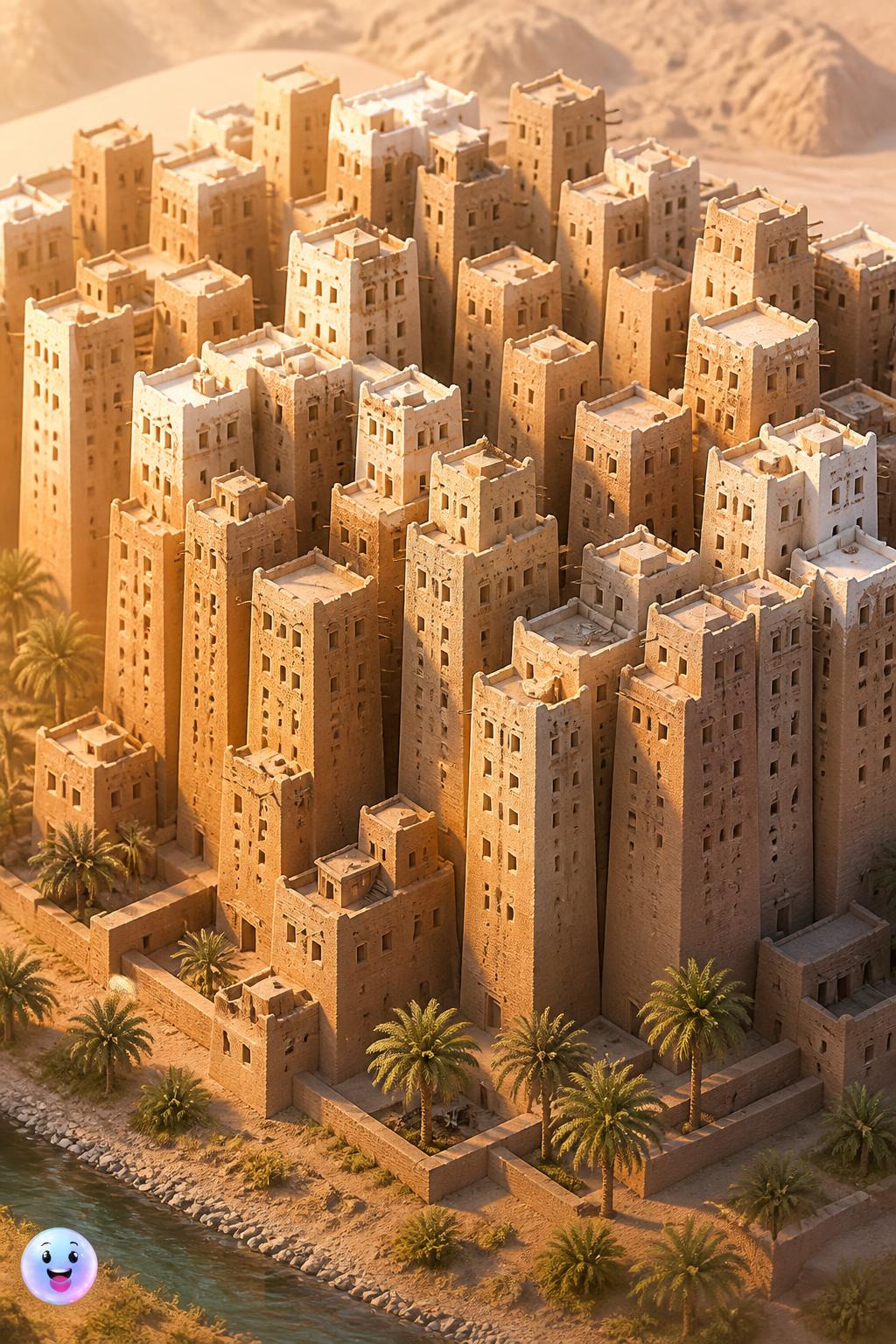 The mud skyscrapers of Shibam in Yemen