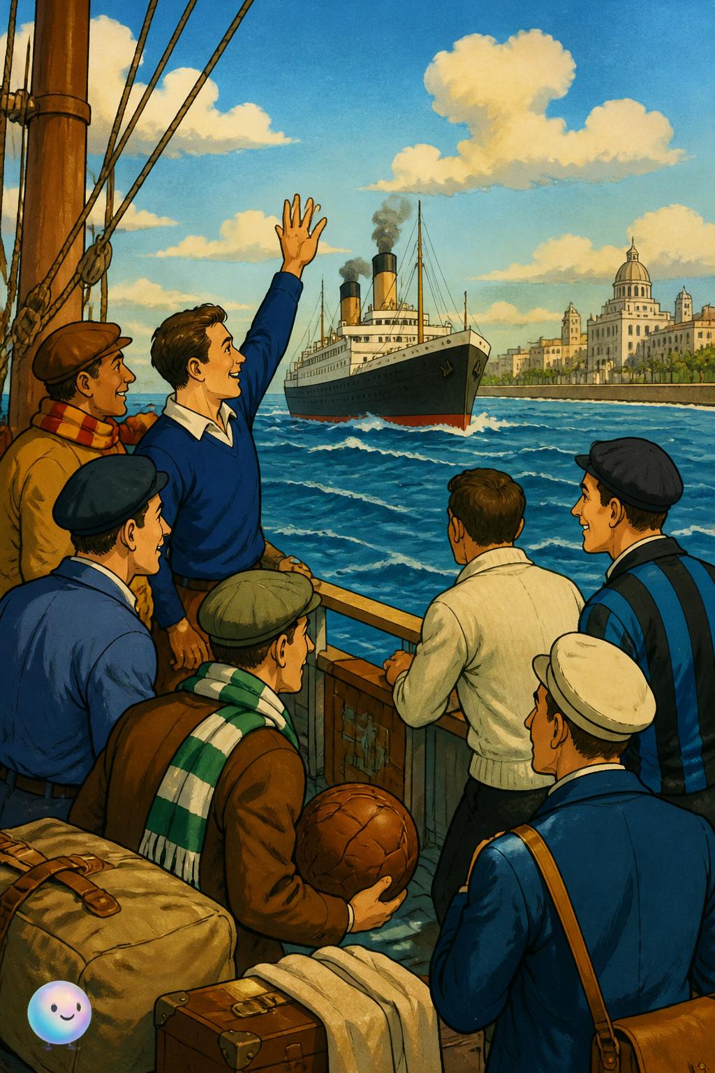 La odisea en barco de los europeos