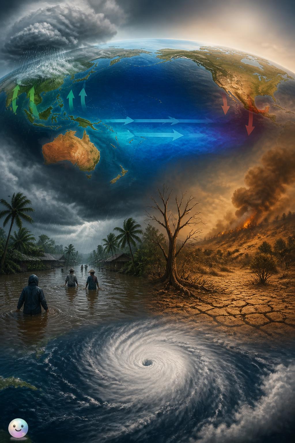 The climate seesaw of La Niña
