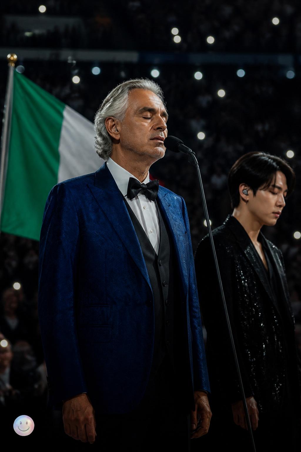 Andrea Bocelli's bittersweet spotlight performance