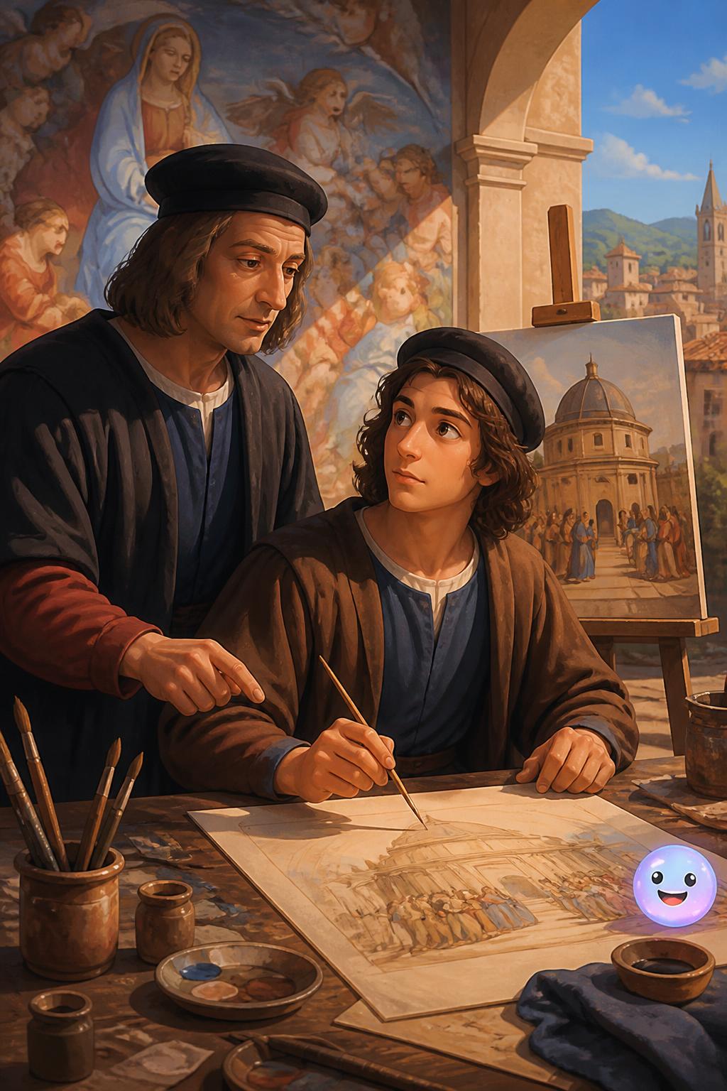 L'incontro con il Perugino