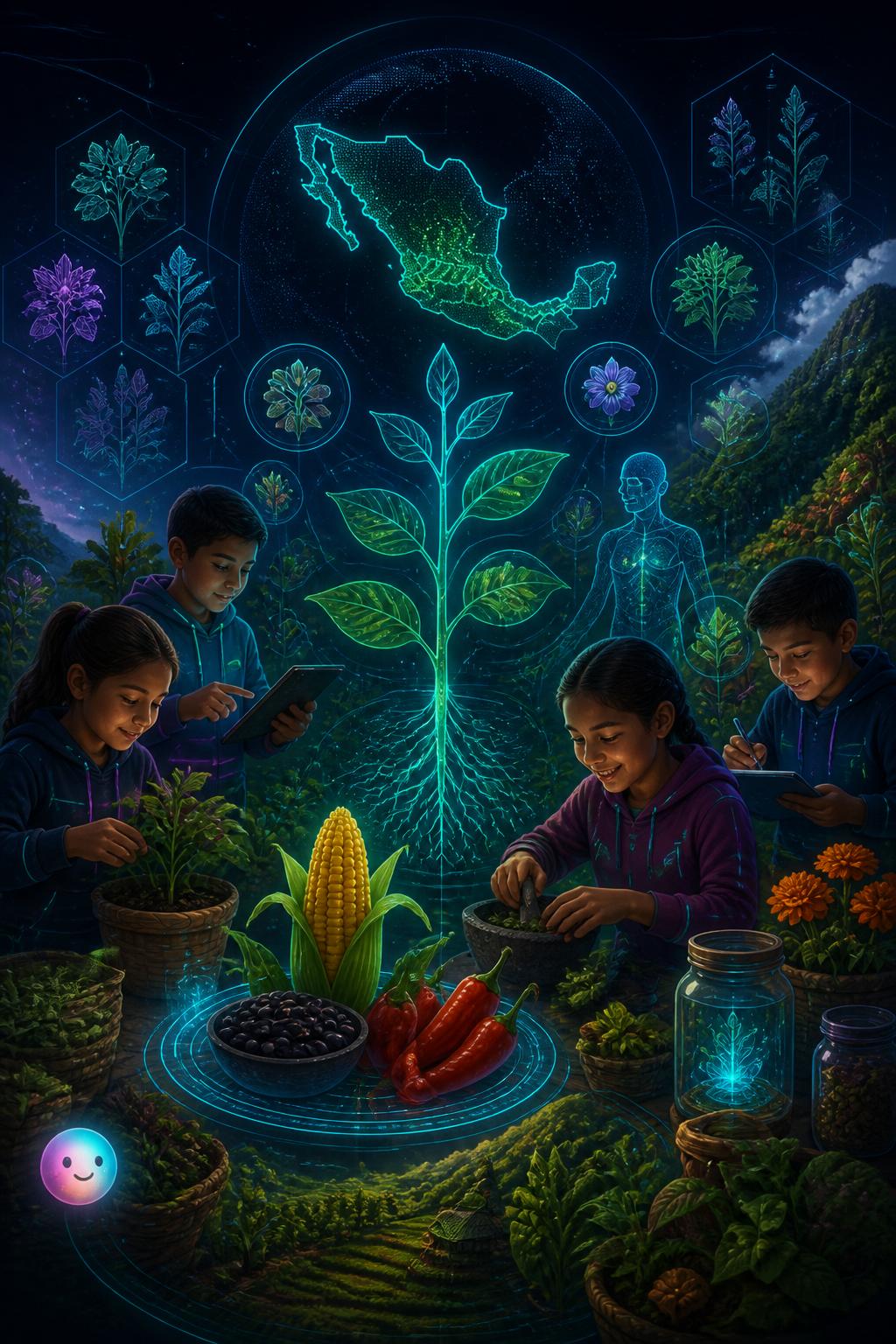 La flora que cura y alimenta