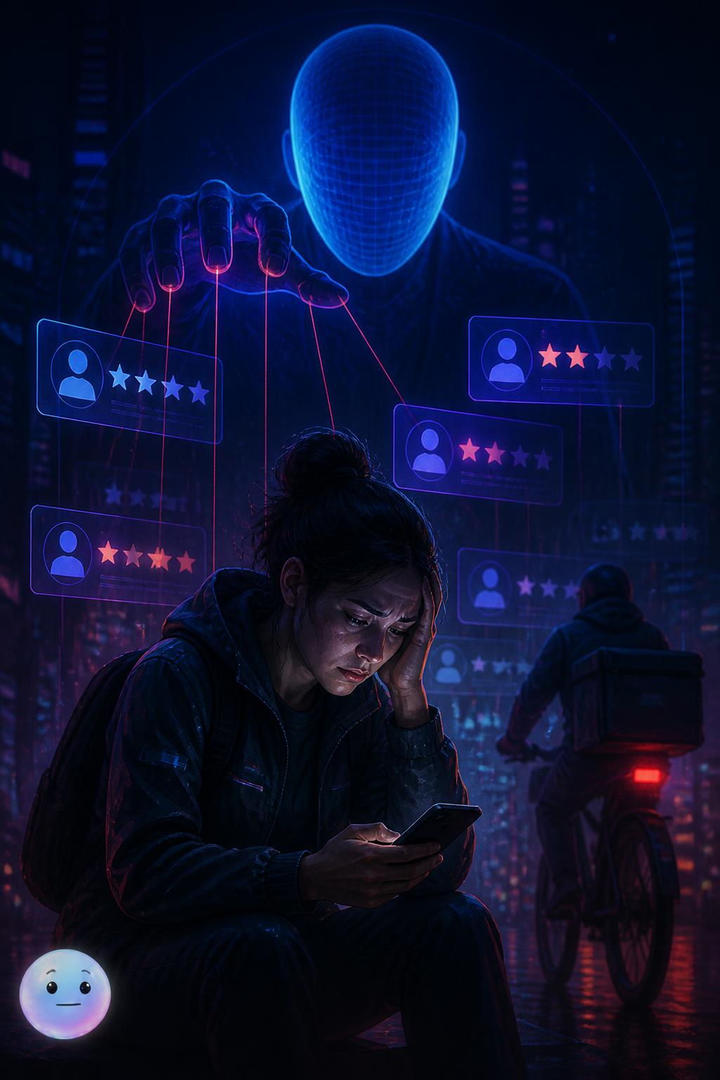 The algorithmic pressure of customer rating systems