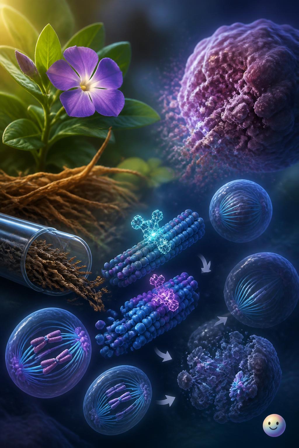How periwinkle stops cancer cells