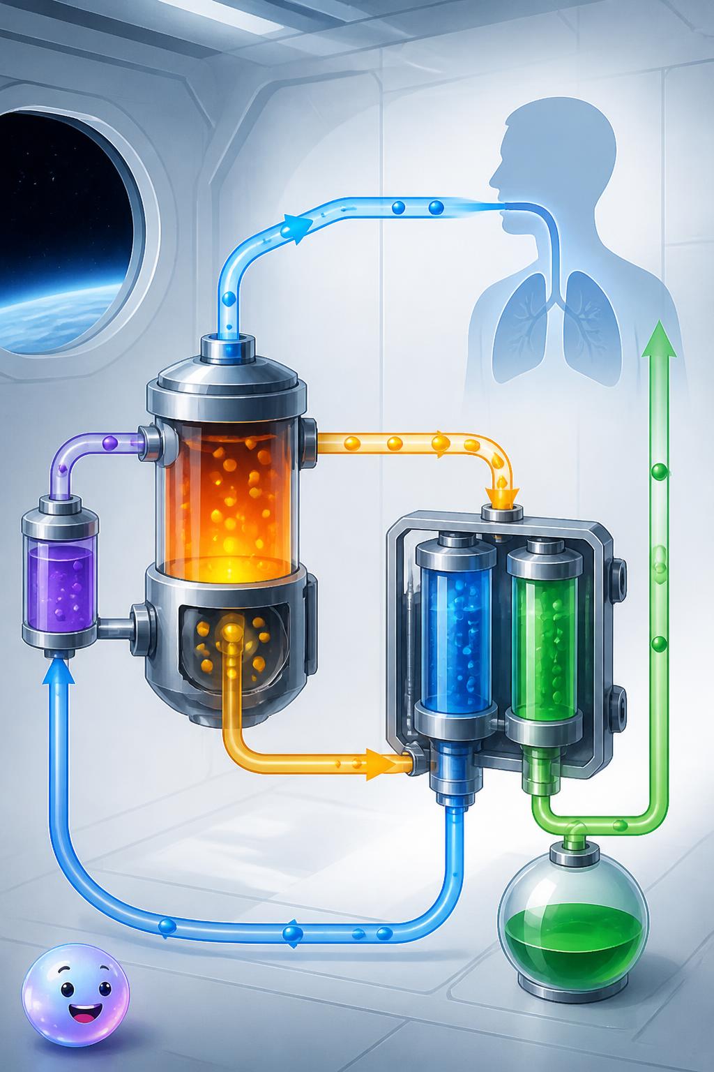 The Sabatier reactor and breathing loop