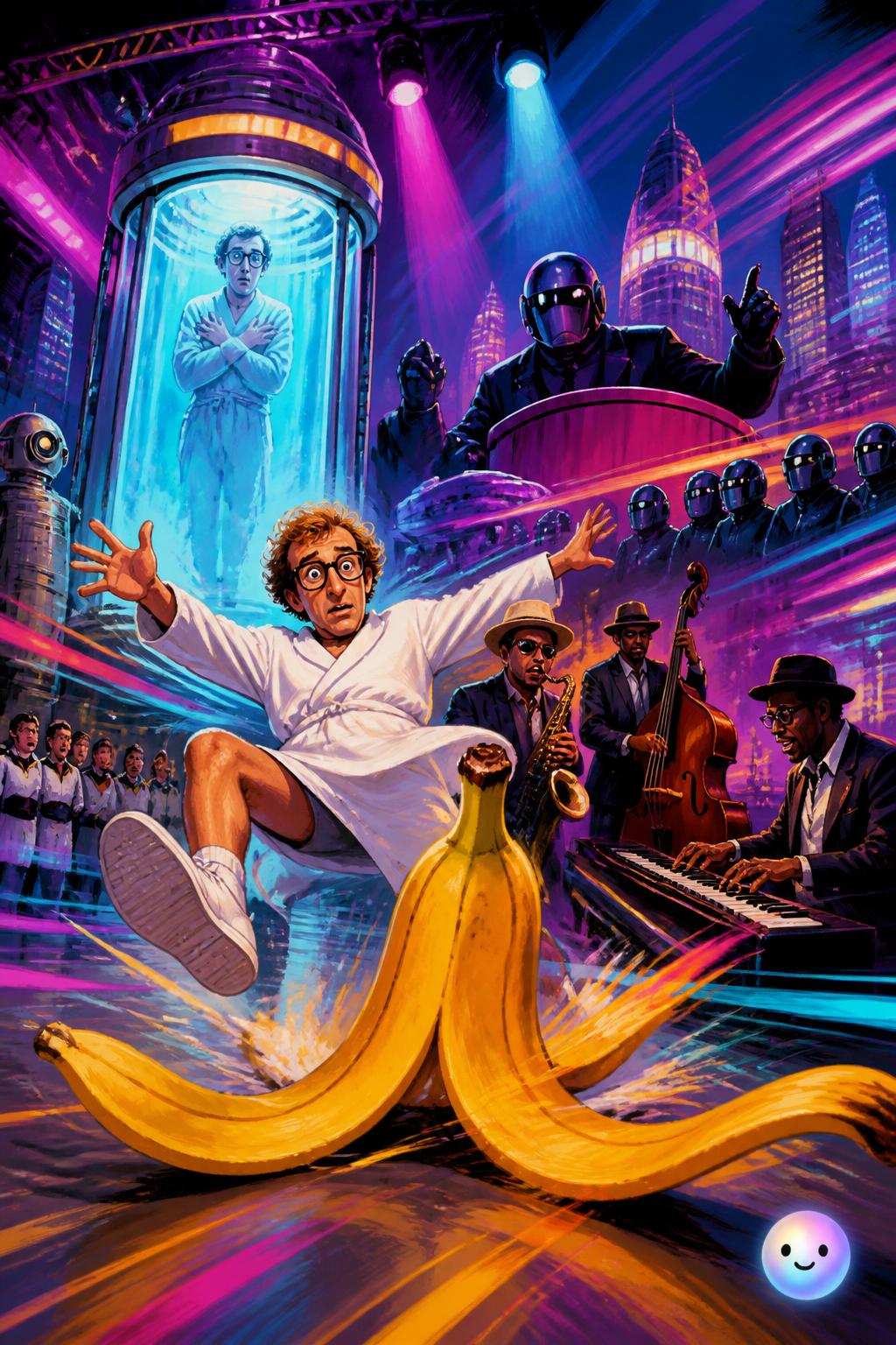 Slapstick meets science fiction